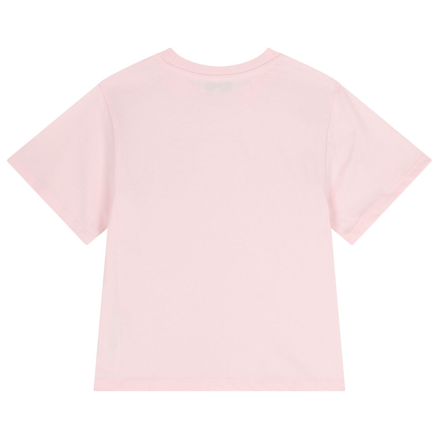 Girls Pink Logo Rhinestone T-Shirt, 2, hi-res