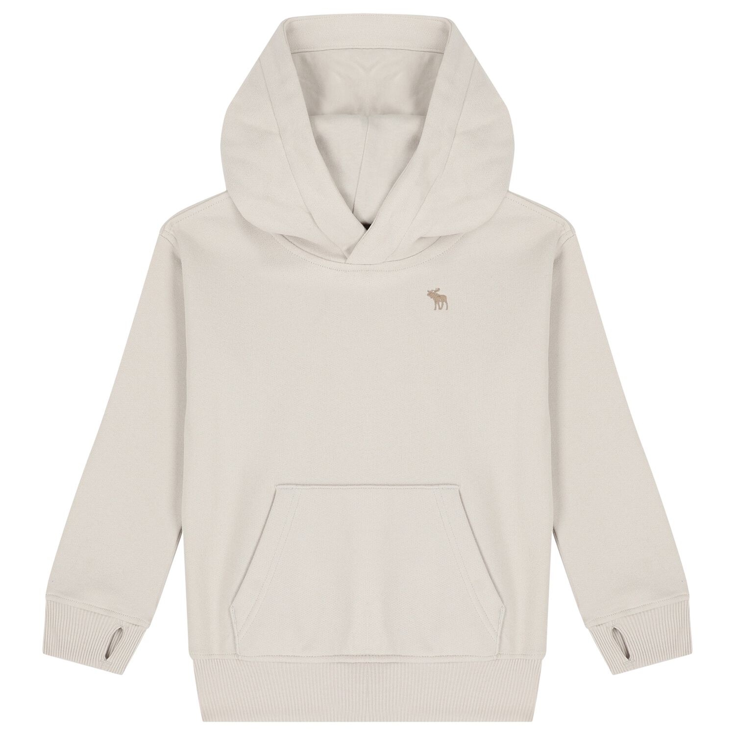 Boys Beige Logo Hooded Top, 2, hi-res