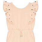 Girls Pink Logo Playsuit, 1, hi-res