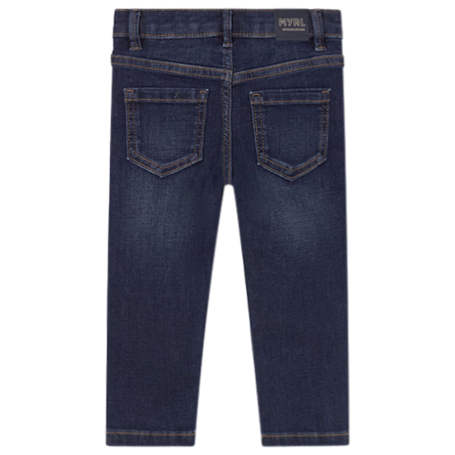 Younger Boys Navy Blue Denim Jeans, 1, hi-res