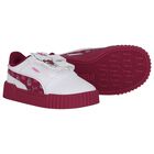 Younger Girls White & Burgundy Hello Kitty Trainers, 1, hi-res