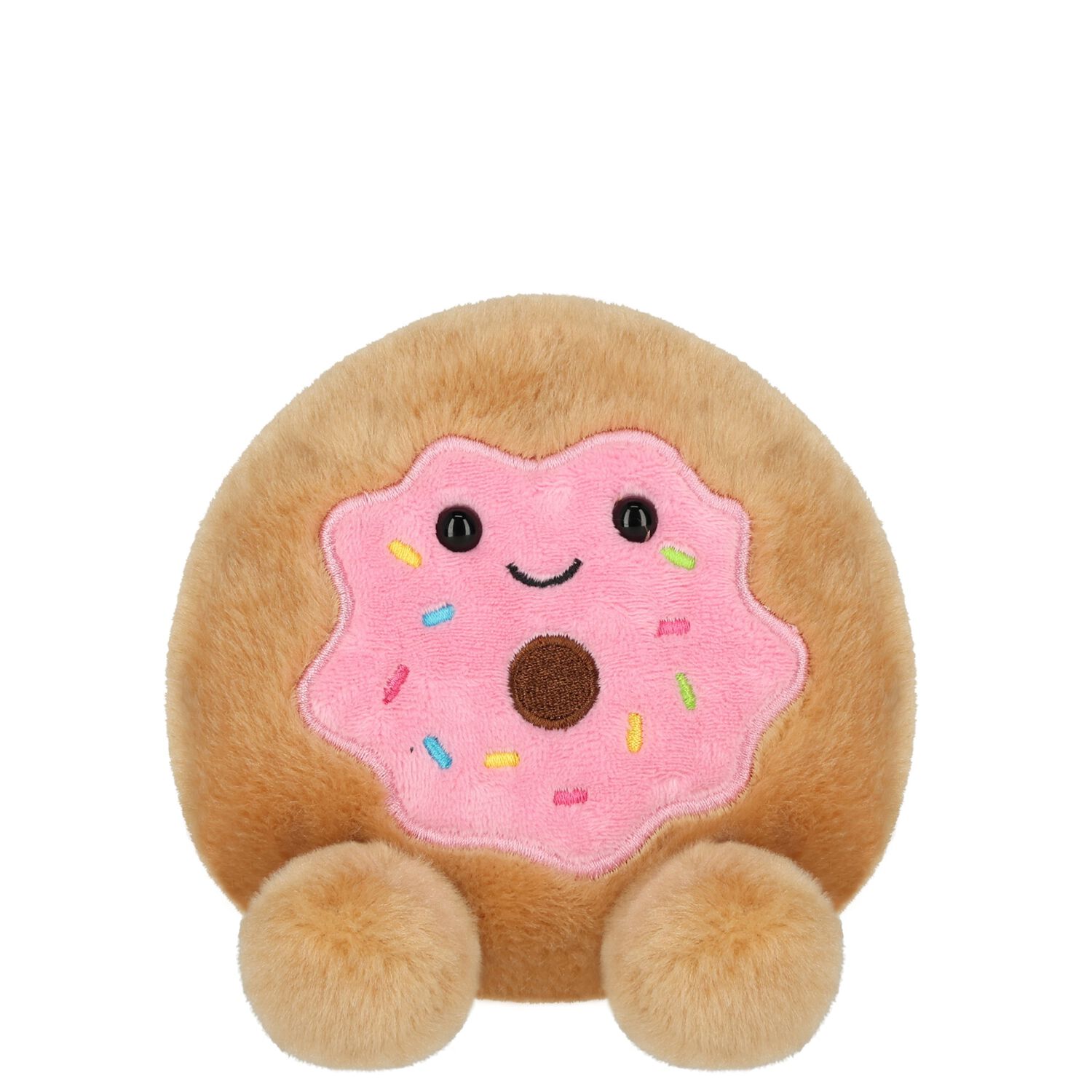 Baby Girls Beige & Pink Claire Donut Soft Toy ( 11CM ), 1, hi-res