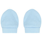 Blue Hat & Mittens Set, 2, hi-res