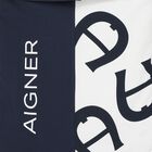 Baby Boys Navy Blue & White Logo Nest, 3, hi-res