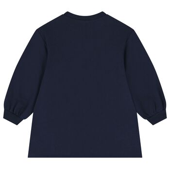 Girls Navy Blue Dress