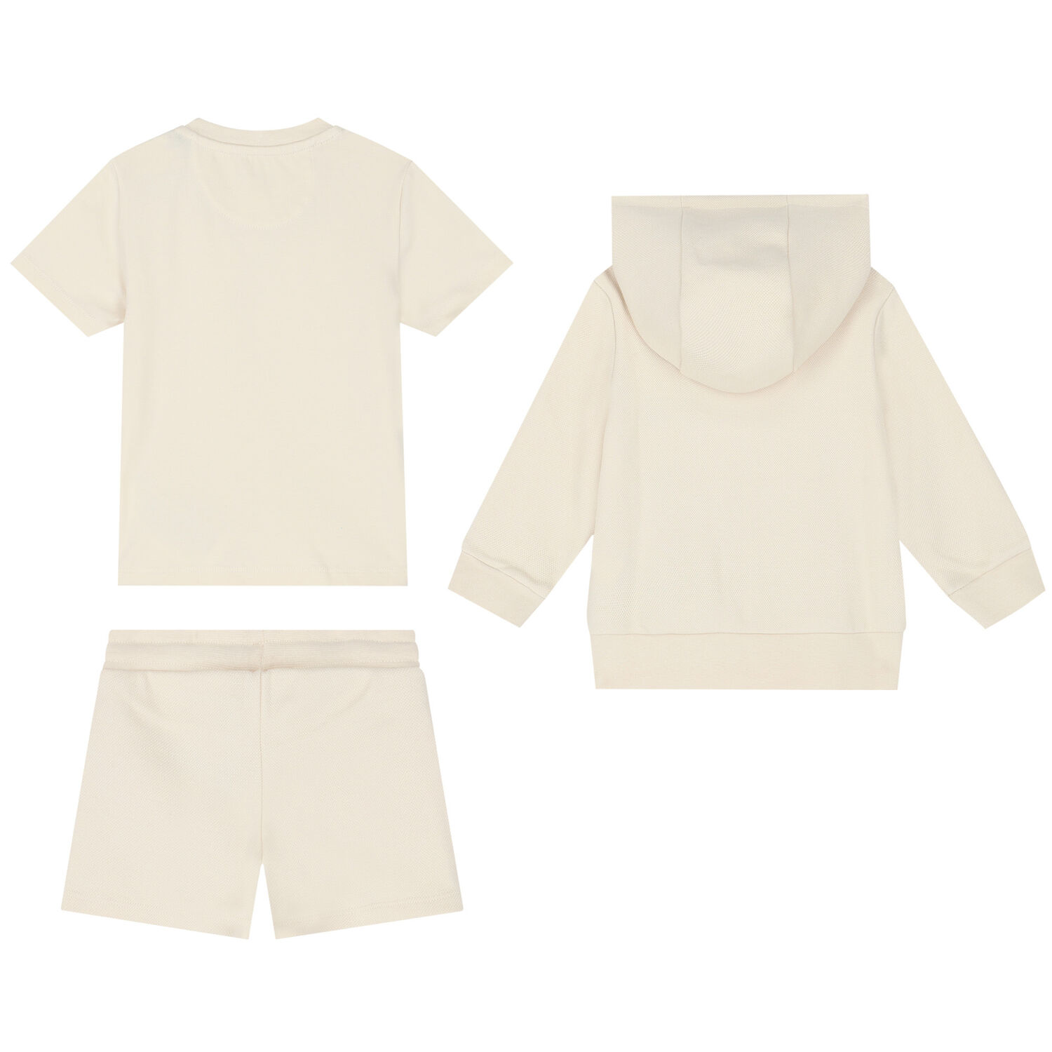 Ivory Logo 3-Piece Shorts Set, 1, hi-res