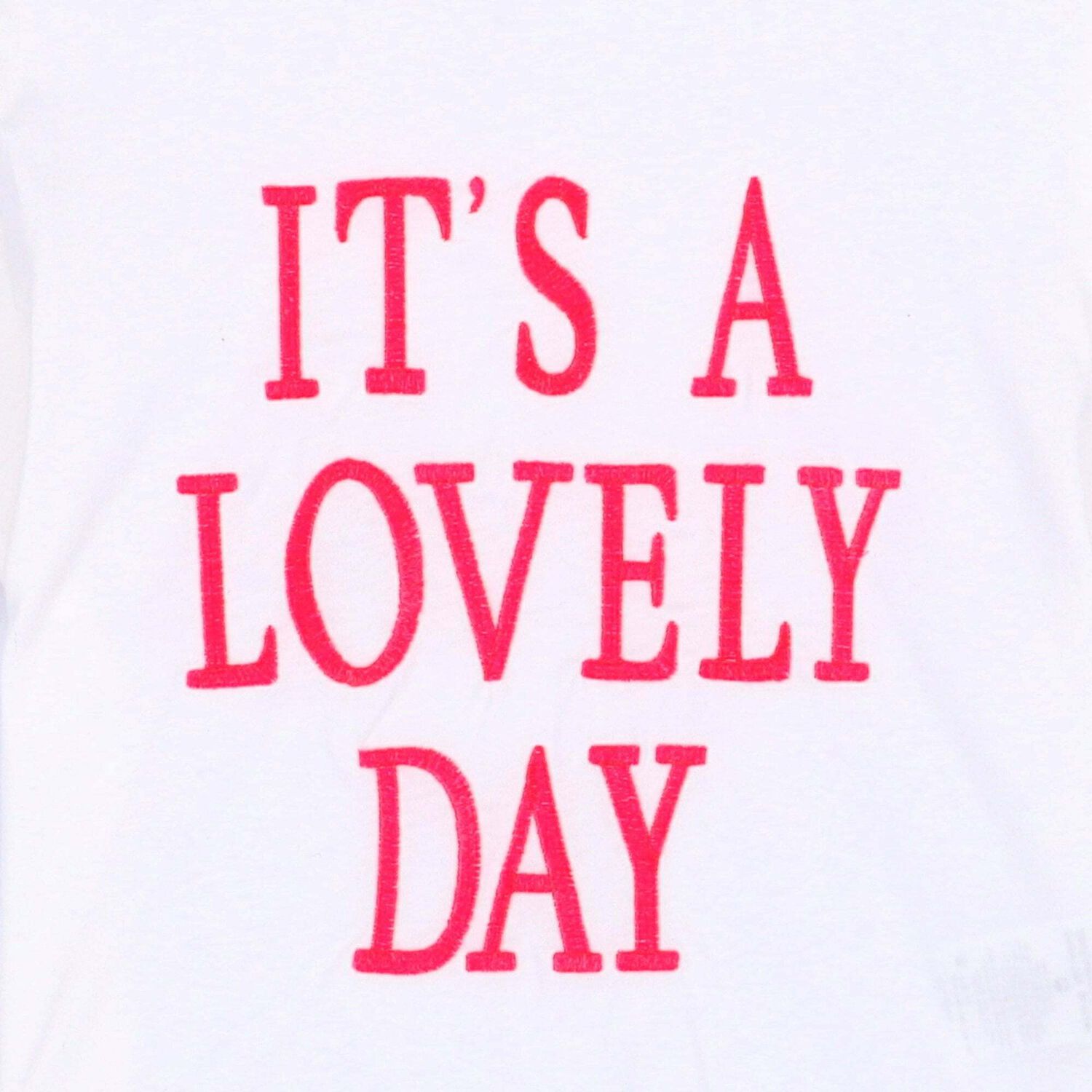 Girls Off White Embroidered Text T-Shirt, 1, hi-res