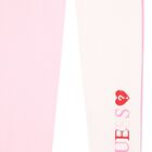 Girls Pink & White Logo Joggers, 1, hi-res
