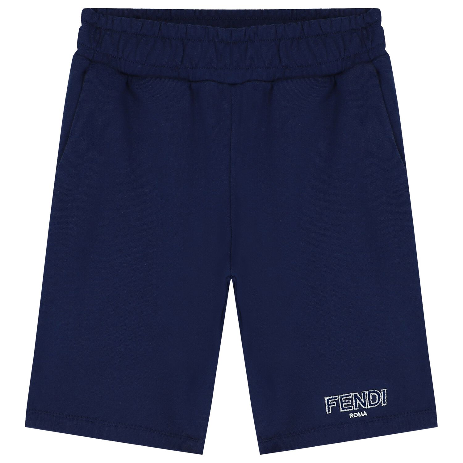 Boys Navy Blue Logo Shorts, 1, hi-res image number null