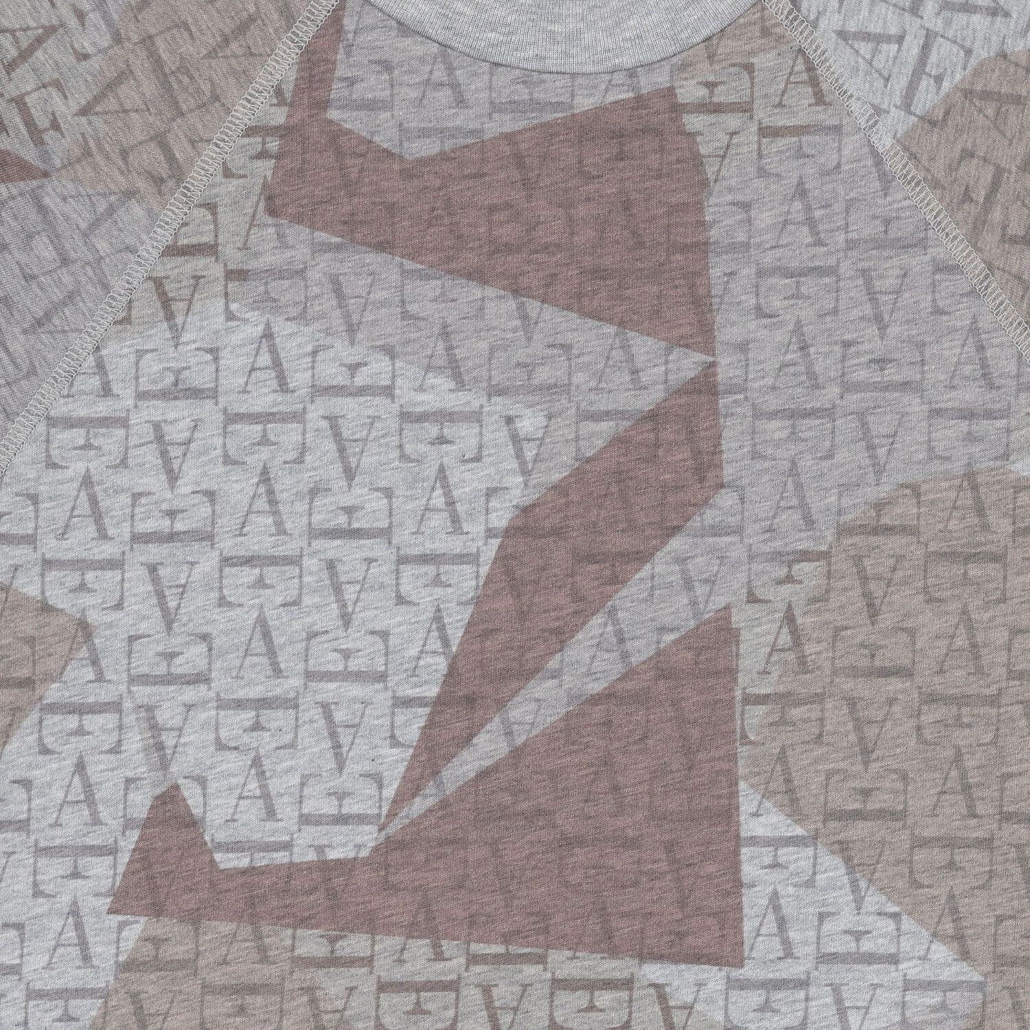 Boys Grey & Beige Logo T-Shirt, 2, hi-res