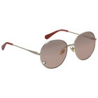 Girls Gold & Pink Aviator Sunglasses, 2, hi-res