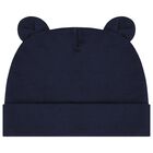 Navy Blue Teddy Bear Logo Babygrow Gift Set, 2, hi-res
