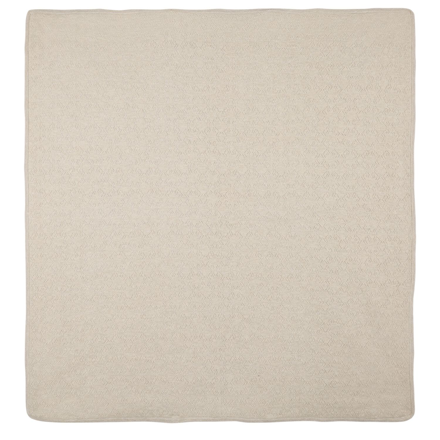 Beige & Ivory Logo Baby Blanket, 1, hi-res image number null