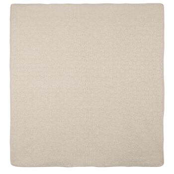 Givenchy Beige & Ivory Logo Baby Blanket, 1 Beige & Ivory Logo Baby Blanket