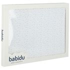 White & Grey Stars Baby Blanket, 1, hi-res