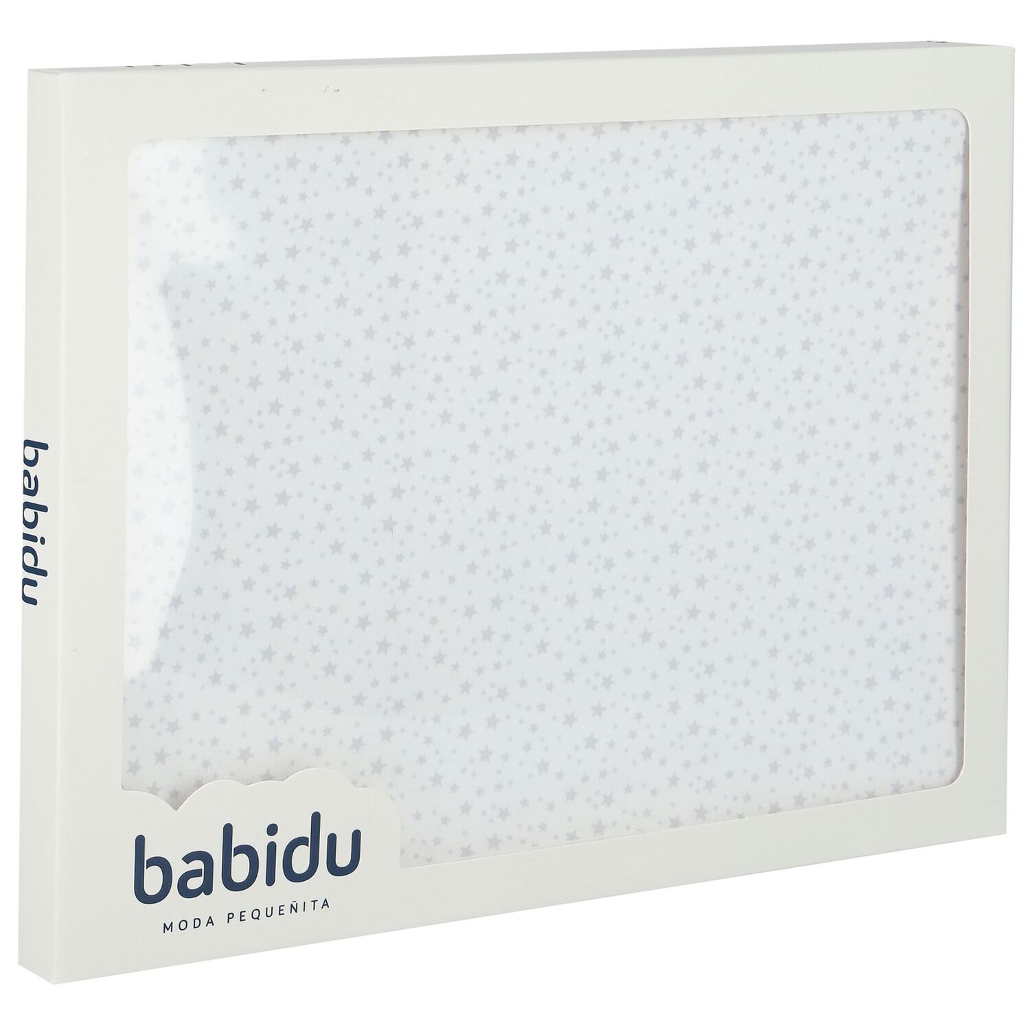 White & Grey Stars Baby Blanket, 1, hi-res image number null