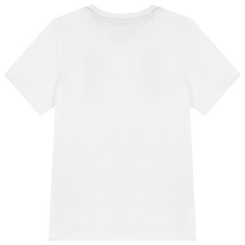 Boys White Logo T-Shirt