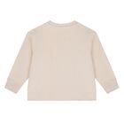 Baby Boys Beige & White Tracksuit 3-Piece Set, 8, hi-res