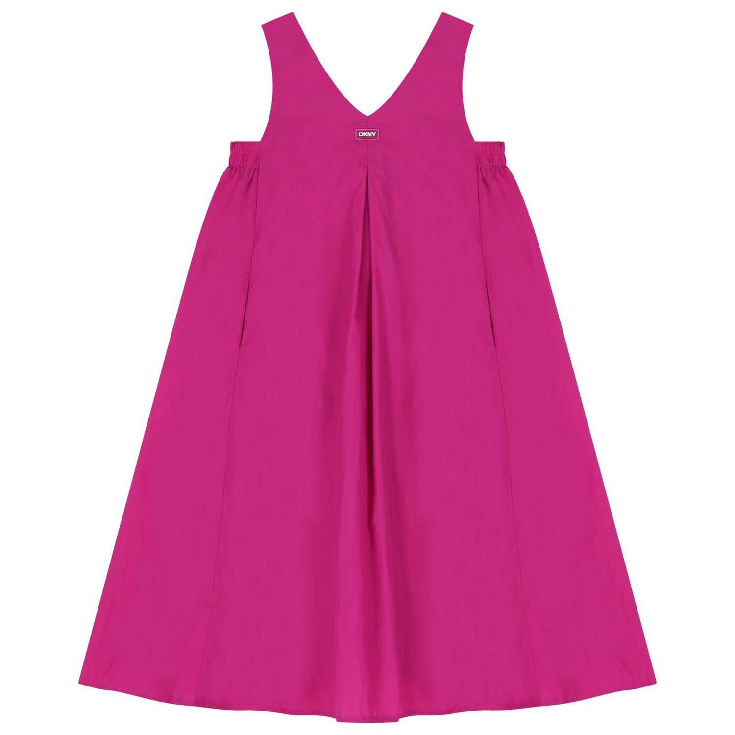 Girls Pink Sleeveless Dress, 2, hi-res
