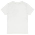 Boys White Logo T-Shirt, 1, hi-res