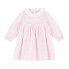 Baby Girls Pink Flower Dress Set, 1, hi-res