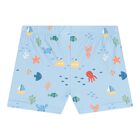 Baby Boys Blue Swim Set , 1, hi-res