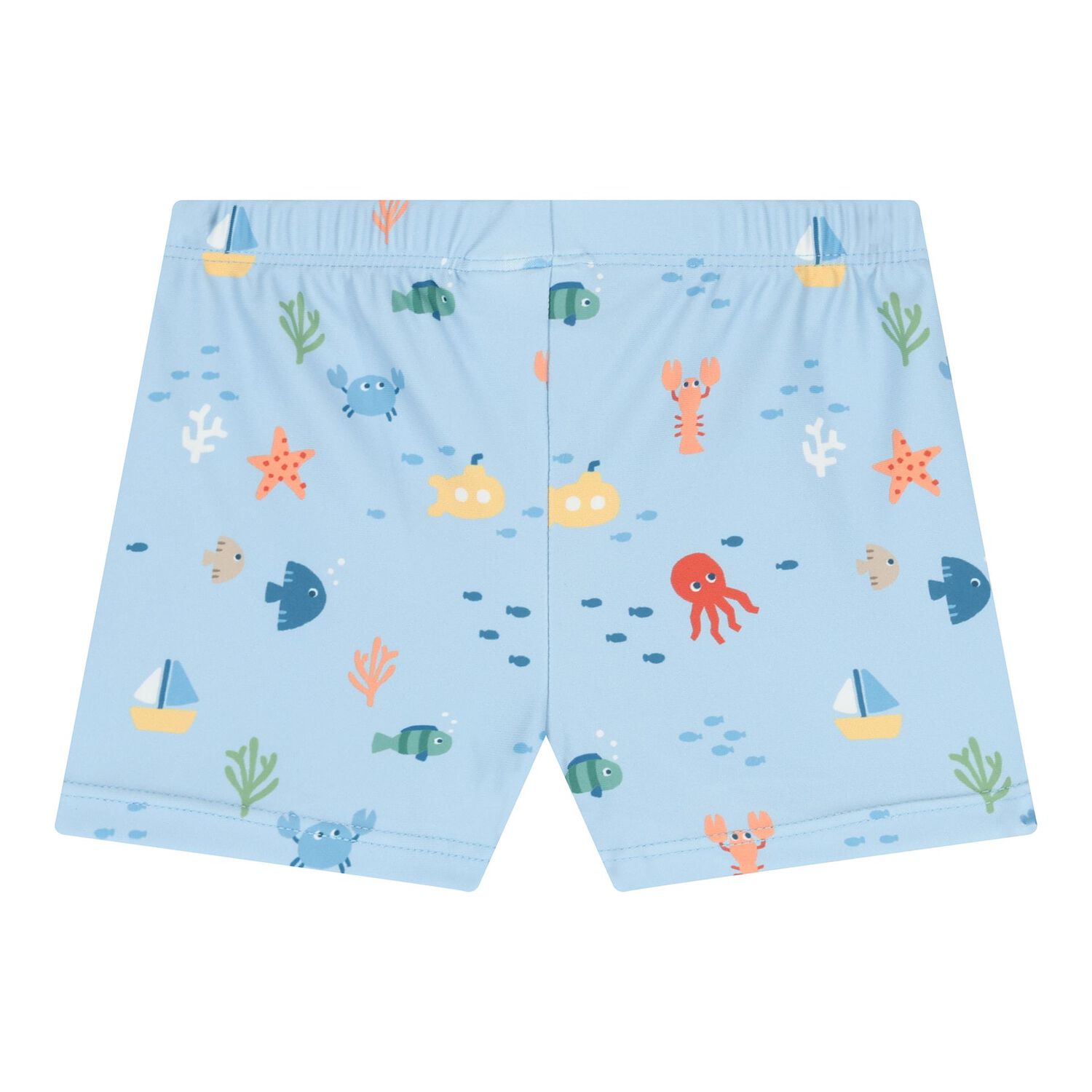 Baby Boys Blue Swim Set , 1, hi-res