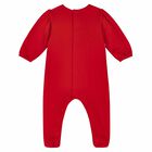 Baby Girls Red & White Babygrow, 1, hi-res