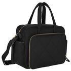Black Logo Baby Changing Bag, 1, hi-res