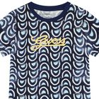 Boys Blue & White Logo T-Shirt, 2, hi-res