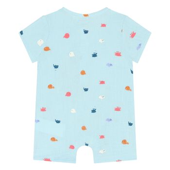 Baby Boys Blue Romper