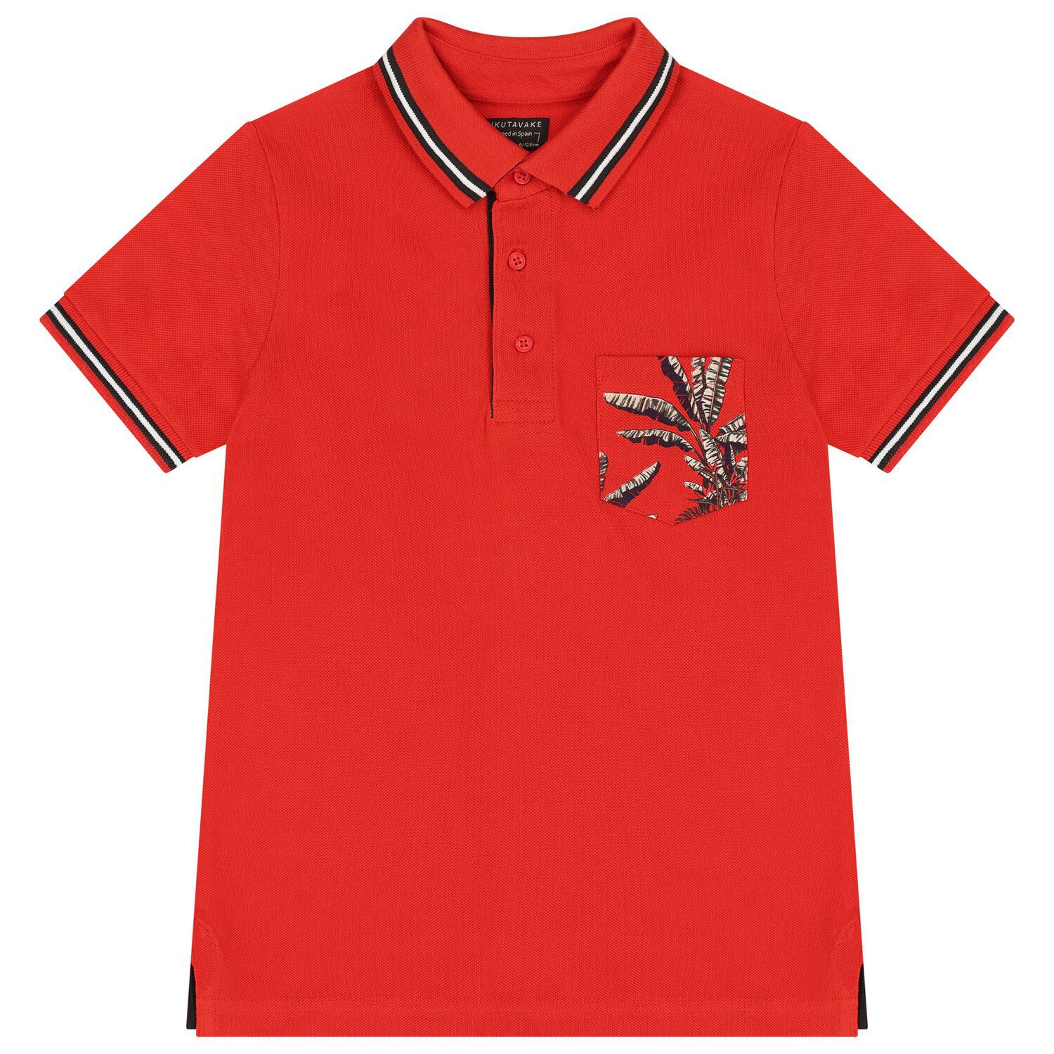 Boys Red Polo Shirt, 1, hi-res