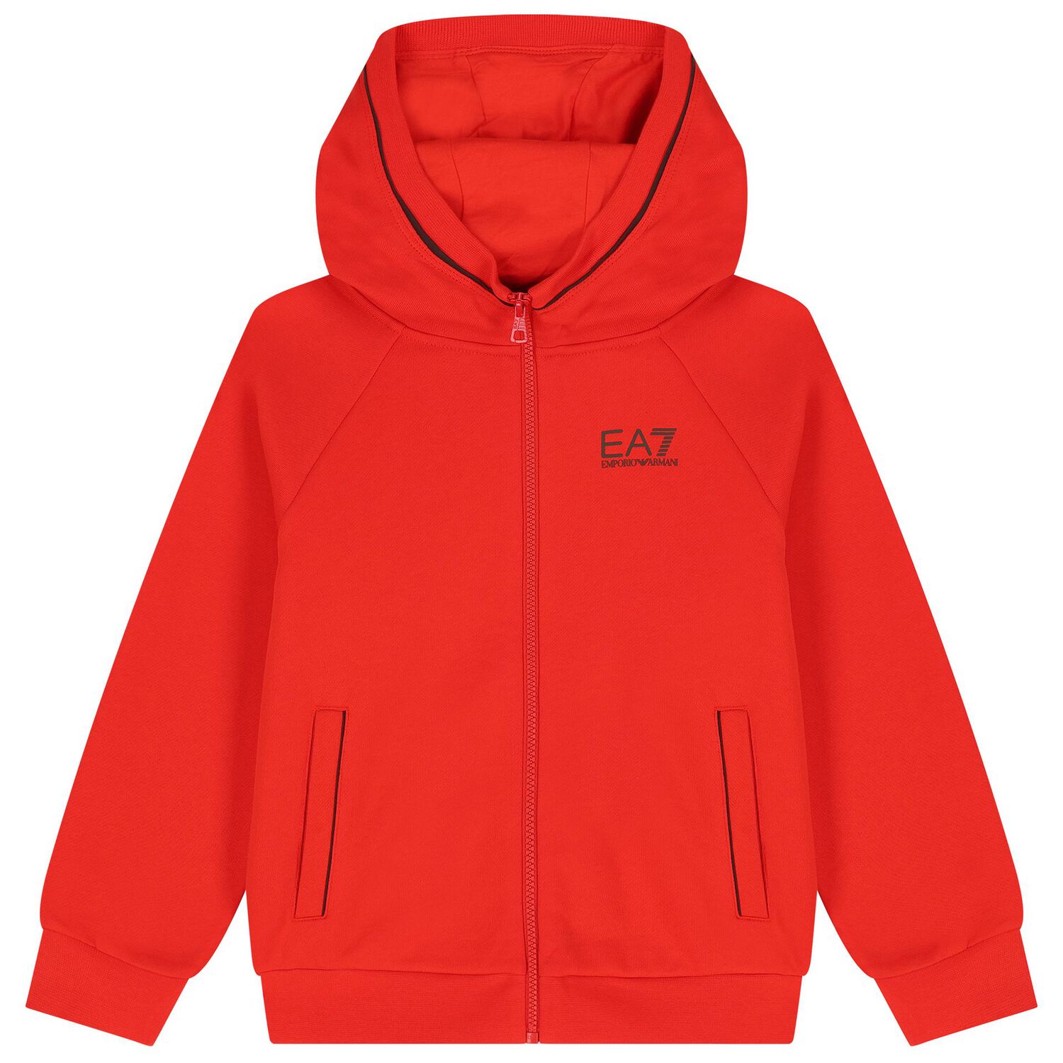 Boys Red & Black Logo Tracksuit, 1, hi-res