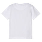 Boys White Motorcycle T-Shirt, 1, hi-res