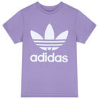 Purple Trefoil Logo T-Shirt, 8, hi-res