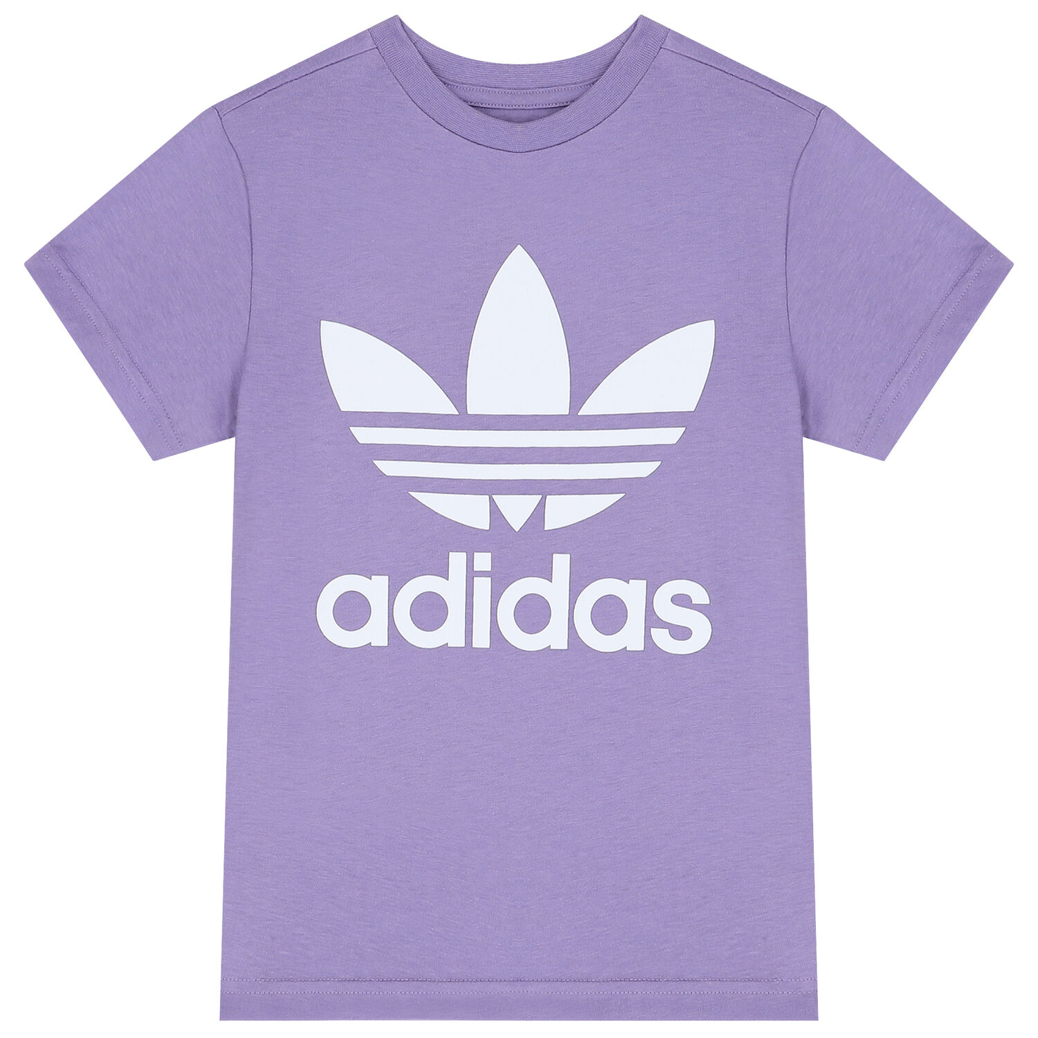 Purple Trefoil Logo T-Shirt, 8, hi-res image number null
