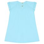 Girls Blue Logo Dress, 2, hi-res