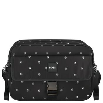 Black Logo Baby Changing Bag
