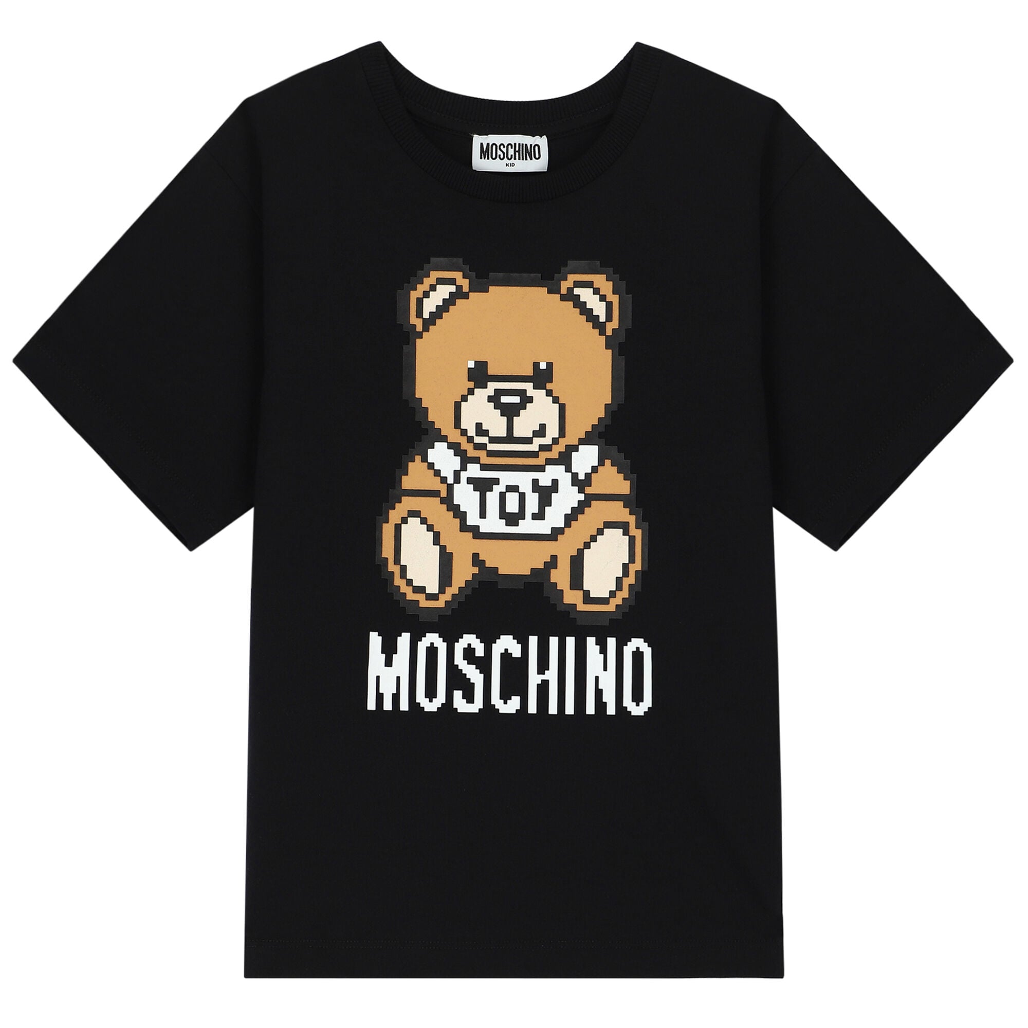 Moschino Black Teddy Logo T-Shirt 