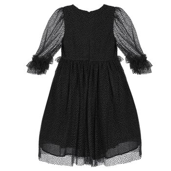 Girls Black Tulle Dress