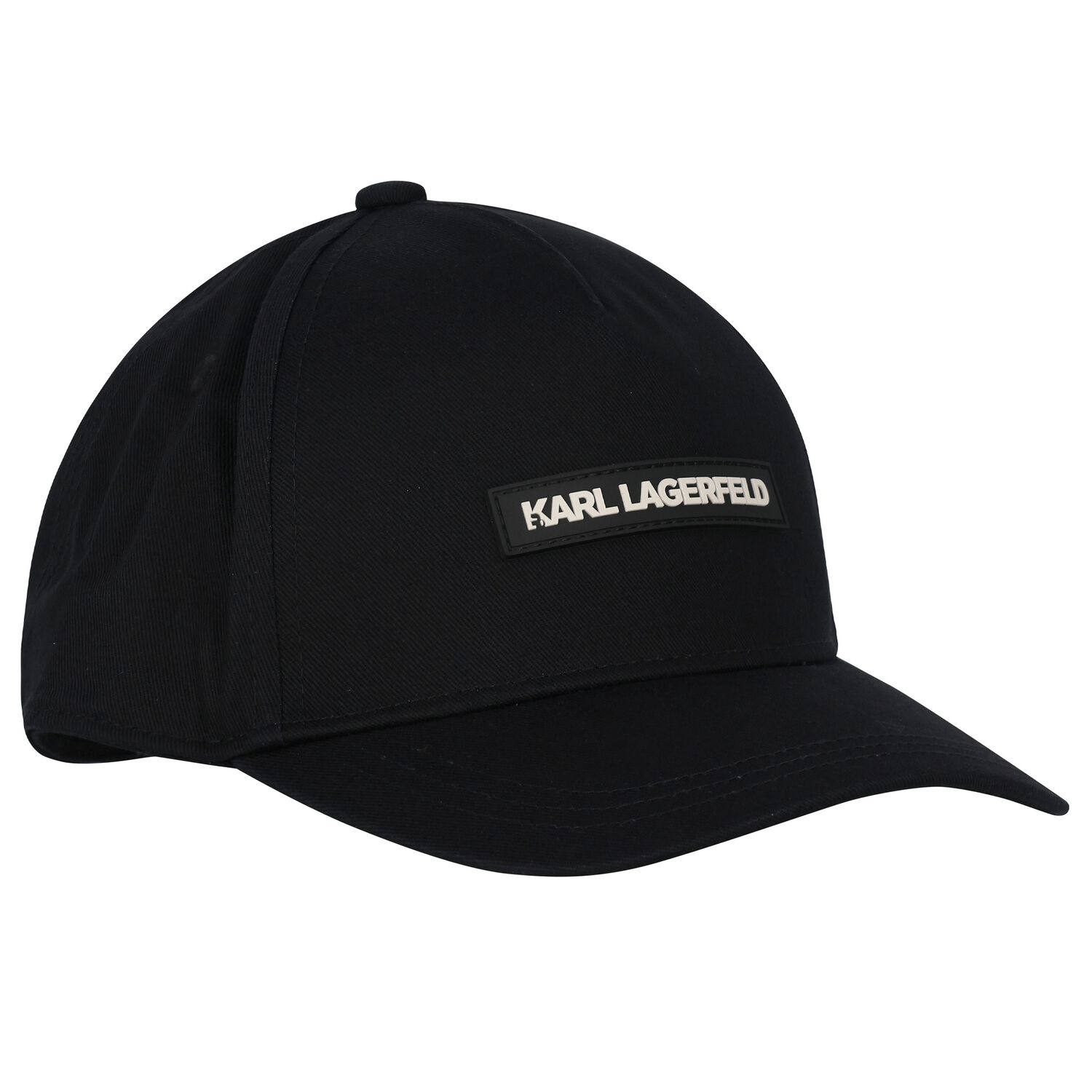 Boys Black Logo Cap, 1, hi-res