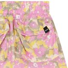 Girls Pink Logo Floral Skirt, 1, hi-res