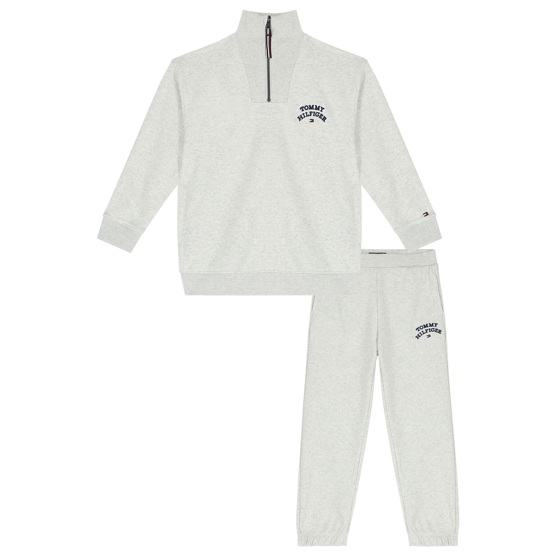 Tommy Hilfiger Boys Grey Logo Tracksuit Junior Couture UK
