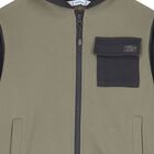 Boys Green & Grey Tracksuit Set ( 3 Piece ), 1, hi-res