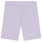 Purple Logo Softskin Cycling Shorts, 2, hi-res