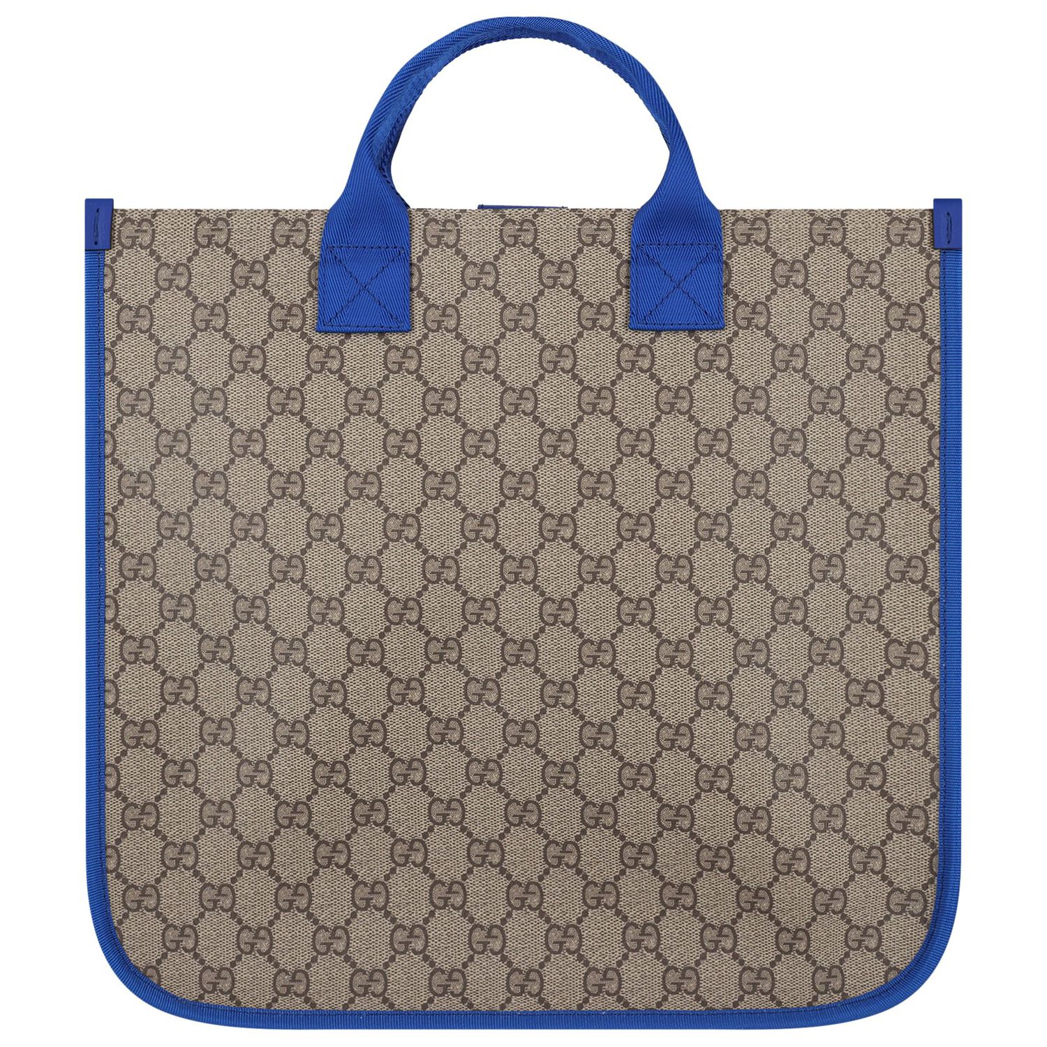 Girls Beige GG Supreme Floral Tote Bag ( 39cm ), 1, hi-res
