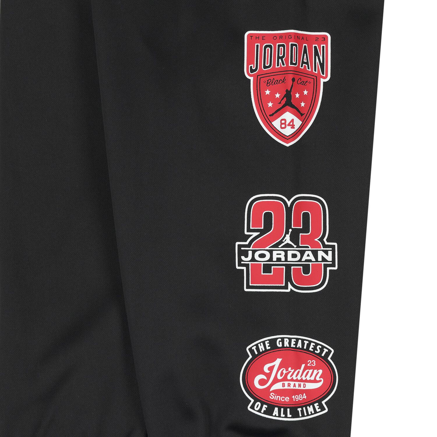 Younger Boys Black Jordan Logo Tracksuit, 1, hi-res