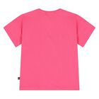 Younger Girls Pink Teddy Bear Logo T-Shirt, 3, hi-res
