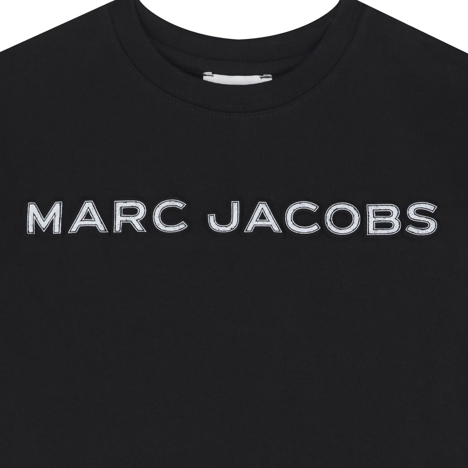 Boys Black Logo Long Sleeve Top, 1, hi-res