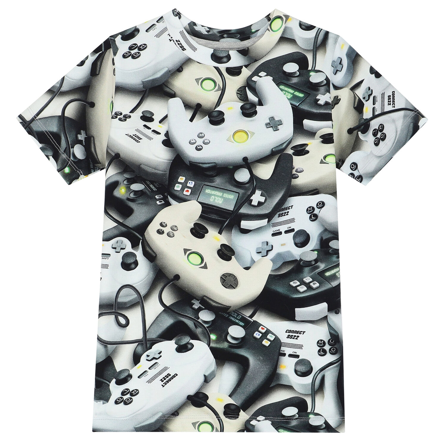 Boys Grey Joystick T-Shirt, 1, hi-res image number null